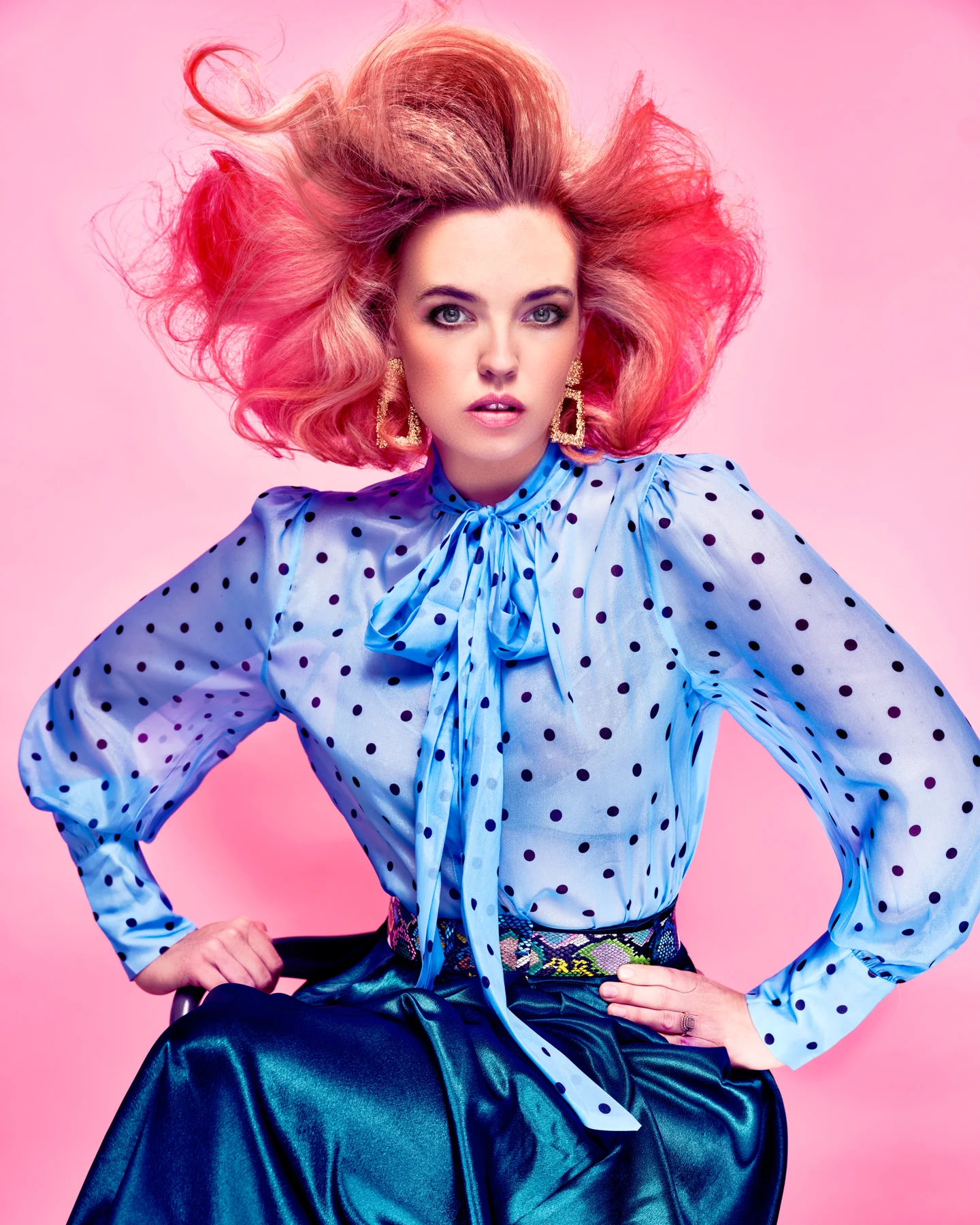 Voluminous rose and coral waves — Fergal Doyle’s 2026 British Hairdressing Awards Southwestern collection